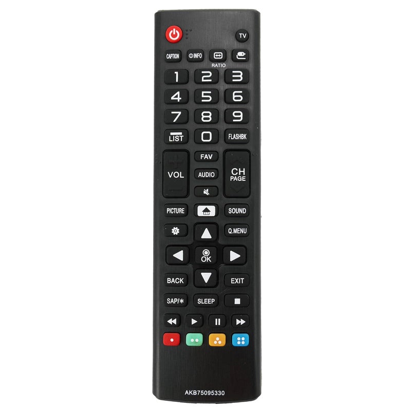 Vinabty AKB75095330 Replace Remote Control fit for LG LCD LED Smart TV 28MT42DF 28LJ400B 43LJ5000 43LJ500M 32LJ500B 28LJ400B-PU 32LJ500UB 32LJ500-UBLED 28LJ430B 28LJ400B-PU 32LJ500B-UB AKB75095331 AKB75095376 - Image 1